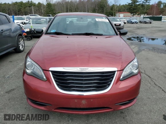 2012 Chrysler 200 S with VIN 1C3CCBHG0CN106851, listed as a Copart auction lot 52766705 with 146,105 mi miles and Salvage Title. Bid and sale history available at DreamBid. Image 5.