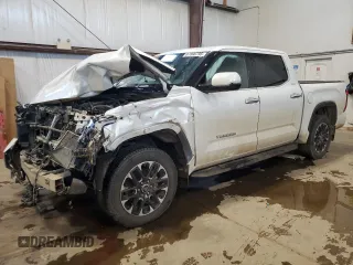 2023 Toyota Tundra Limited Hybrid with VIN 5TFJC5DB5PX015177, listed as a Copart auction lot 87896795 with 77,113 mi miles and Salvage title. Bid and sale history available at DreamBid. Image 1.