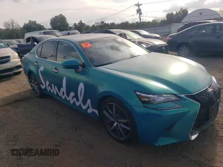 2020 Lexus GS with VIN JTHEZ1BL9LA019572, listed as a Copart auction lot 71178534 with 0 mi miles and Salvage Title. Bid and sale history available at carsss.com. Image 4.