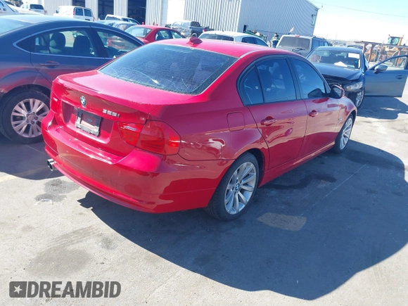 2011 BMW 3 Series 328i xDrive with VIN WBAPK7C58BF083683, listed as a IAAI auction lot 41670597 with 135,150 mi miles. Bid and sale history available at carsss.com. Image 4.
