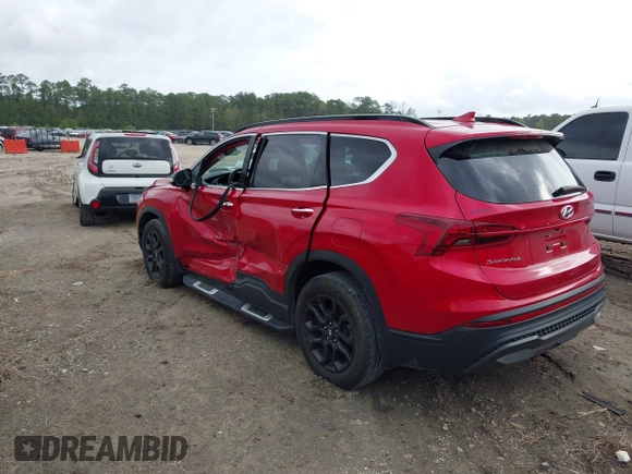 2022 Hyundai Santa Fe SEL with VIN 5NMS64AJ6NH393466, listed as a IAAI auction lot 41943864 with 12,676 mi miles and . Bid and sale history available at DreamBid. Image 3.