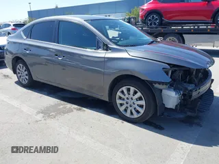 2019 Nissan Sentra S with VIN 3N1AB7AP7KY252391, listed as a IAAI auction lot 41969629 with 100,995 mi miles. Bid and sale history available at carsss.com. Image 1.
