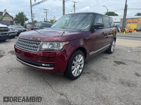2015 Land Rover Range Rover Supercharged with VIN SALGS3TF5FA226038, listed as a Copart auction lot 58631935 with 125,000 mi miles and Clean title. Bid and sale history available at DreamBid. Image 2.