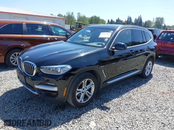 2020 BMW X3 xDrive30i with VIN 5UXTY5C02LLT36913, listed as a IAAI auction lot 42163966 with 90,792 mi miles and . Bid and sale history available at DreamBid. Image 17.
