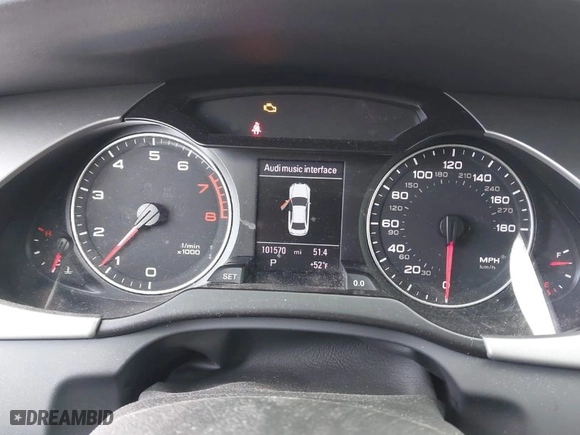 2012 Audi A4 2.0T Premium Plus with VIN WAUFFAFLXCA118729, listed as a IAAI auction lot 41954600 with 101,570 mi miles. Bid and sale history available at carsss.com. Image 7.