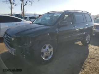 2006 Toyota Highlander with VIN JTEGP21AX60114203, listed as a Copart auction lot 44752775 with 184,320 mi miles and Salvage Title. Bid and sale history available at carsss.com. Image 1.