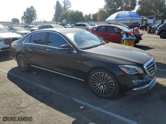 2018 Mercedes-Benz S-Class S 450 with VIN WDDUG6GB9JA347593, listed as a Copart auction lot 70799634 with 164,717 mi miles and Clean Title. Bid and sale history available at carsss.com. Image 4.