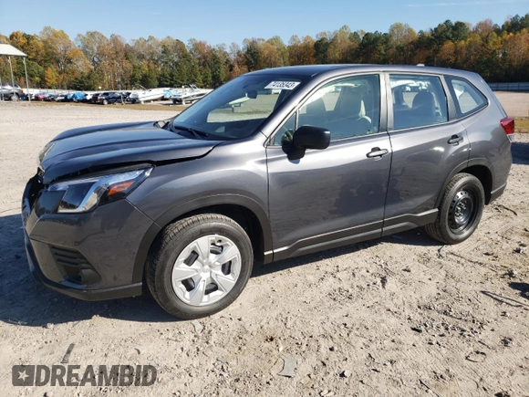 2023 Subaru Forester with VIN JF2SKAAC9PH535259, listed as a Copart auction lot 74135343 with 602 mi miles and Salvage title. Bid and sale history available at DreamBid. Image 1.