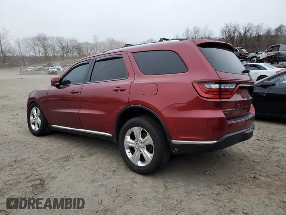 2015 Dodge Durango Limited with VIN 1C4RDJDG5FC843725, listed as a Copart auction lot 87300144 with 123,782 mi miles and Non Repairable. Bid and sale history available at carsss.com. Image 2.