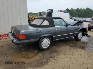 1989 Mercedes-Benz 560 560SL with VIN WDBBA48D6KA094255, listed as a Copart auction lot 72422474 with 44,313 mi miles and Salvage Title. Bid and sale history available at carsss.com. Image 3.