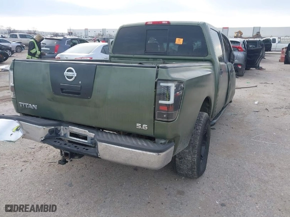 2004 Nissan Titan LE with VIN 1N6AA07B34N578057, listed as a IAAI auction lot 41259507 with 1 mi miles. Bid and sale history available at carsss.com. Image 4.