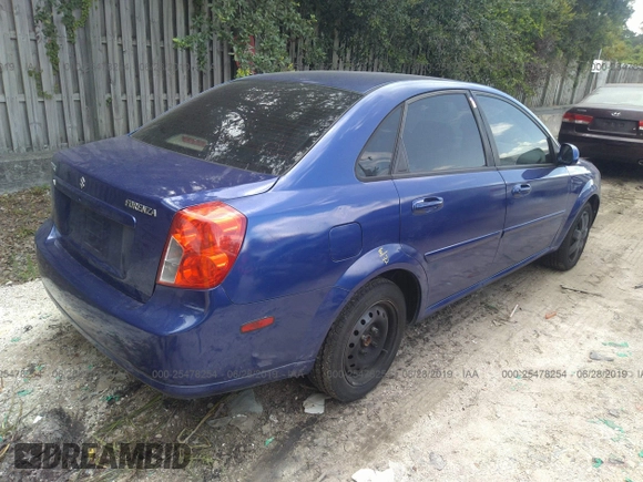 2006 Suzuki Forenza z VIN KL5JD56Z96K360480, wystawiony jako IAAI lot #25478254 z przebiegiem 227 745 mil mil oraz . Historia ofert i sprzedaży dostępna na DreamBid. Obrazek 4.