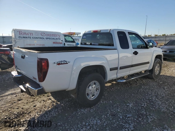 2007 GMC Canyon Work Truck with VIN 1GTDT19E278166240, listed as a Copart auction lot 78226214 with 153,864 mi miles and Salvage Title. Bid and sale history available at carsss.com. Image 3.