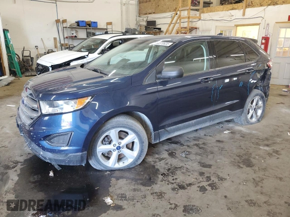 2017 Ford Edge SE with VIN 2FMPK4G94HBC42056, listed as a Copart auction lot 50370635 with 168,754 mi miles and Salvage Title. Bid and sale history available at carsss.com. Image 1.