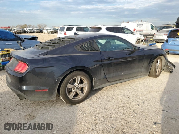 2021 Ford Mustang EcoBoost with VIN 1FA6P8TH8M5134145, listed as a Copart auction lot 89177255 with 41,098 mi miles and Salvage Title. Bid and sale history available at carsss.com. Image 3.