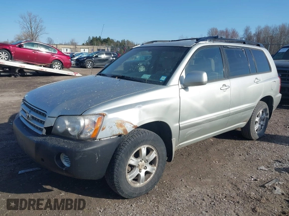 2003 Toyota Highlander z VIN JTEHF21A030157807, wystawiony jako IAAI lot #41822036 z przebiegiem 253 295 mil mil oraz . Historia ofert i sprzedaży dostępna na DreamBid. Obrazek 2.