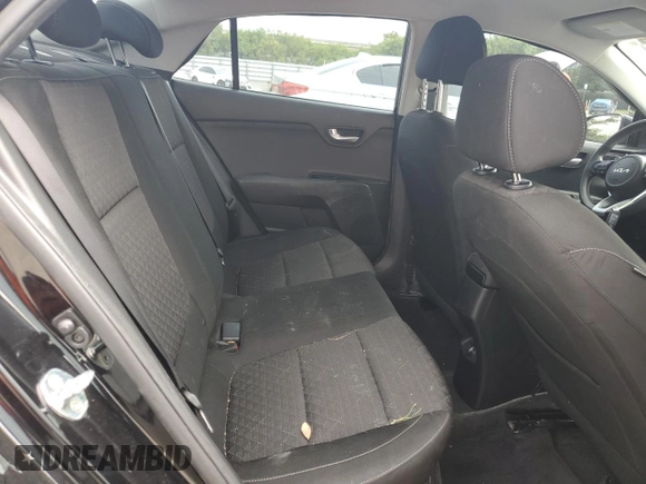 2022 Kia Rio S with VIN 3KPA24AD1NE454960, listed as a Copart auction lot 61937574 with 28,452 mi miles and Salvage Title. Bid and sale history available at carsss.com. Image 10.