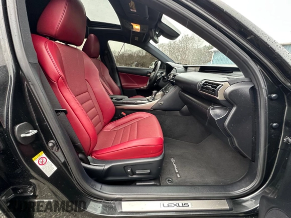 2019 Lexus IS 300 with VIN JTHC81D22K5035098, listed as a Copart auction lot 52459935 with 165,348 mi miles and Clean title. Bid and sale history available at DreamBid. Image 5.
