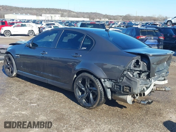 2009 Pontiac G8 GT with VIN 6G2EC57Y79L208207, listed as a IAAI auction lot 41232537 with 180,614 mi miles. Bid and sale history available at carsss.com. Image 3.