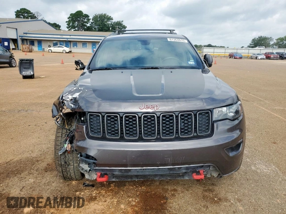 2019 Jeep Grand Cherokee Trailhawk with VIN 1C4RJFLT8KC626880, listed as a Copart auction lot 61364615 with 78,011 mi miles and Salvage title. Bid and sale history available at DreamBid. Image 5.
