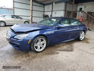 2016 BMW 6 Series 650i xDrive with VIN WBA6D6C57GG388173, listed as a Copart auction lot 73916674 with 58,279 mi miles and Salvage Title. Bid and sale history available at carsss.com. Image 1.