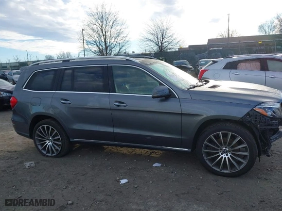 2018 Mercedes-Benz GLS with VIN 4JGDF6EE2JB019660, listed as a IAAI auction lot 41214720 with 80,896 mi miles. Bid and sale history available at carsss.com. Image 12.