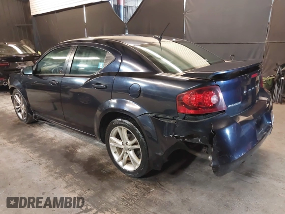 2012 Dodge Avenger SE with VIN 1C3CDZAGXCN287490, listed as a IAAI auction lot 42142222 with 122,310 mi miles and . Bid and sale history available at DreamBid. Image 3.