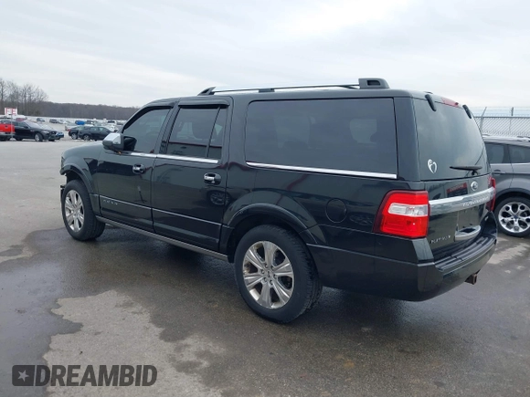 2015 Ford Expedition Max Platinum с VIN 1FMJK1MT9FEF18642, выставлен на аукционе IAAI как лот 41585741 с пробегом 134 911 миль миль и . История ставок и продаж доступна на DreamBid. Изображение 3.