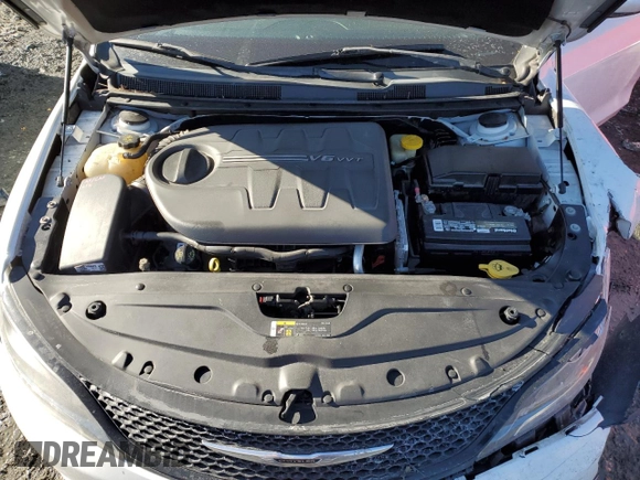 2015 Chrysler 200 S with VIN 1C3CCCBG9FN757009, listed as a Copart auction lot 46372635 with 82,536 mi miles and Salvage Title. Bid and sale history available at carsss.com. Image 13.