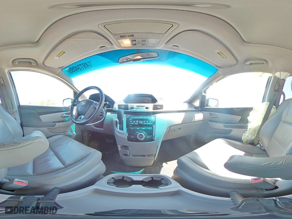 2012 Honda Odyssey EX-L with VIN 5FNRL5H68CB045200, listed as a Copart auction lot 49734055 with 123,577 mi miles and Salvage Title. Bid and sale history available at carsss.com. Image 13.