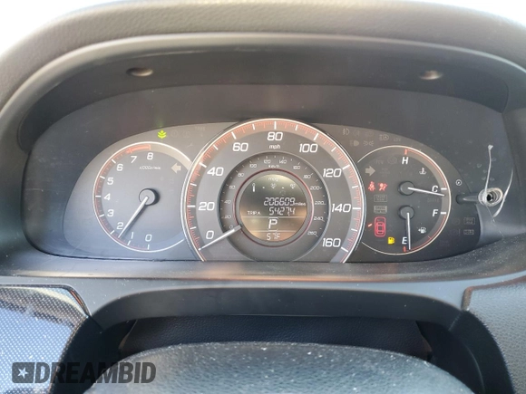 2014 Honda Accord Sport with VIN 1HGCR2F51EA242591, listed as a Copart auction lot 46987465 with 206,609 mi miles and Non Repairable. Bid and sale history available at carsss.com. Image 9.