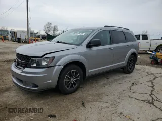 2017 Dodge Journey SE with VIN 3C4PDCAB9HT573188, listed as a Copart auction lot 51996425 with 121,978 mi miles and Salvage Title. Bid and sale history available at DreamBid. Image 1.