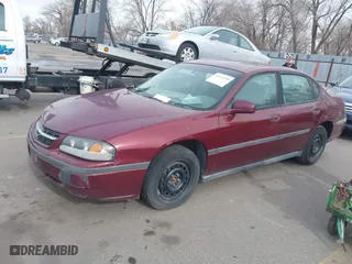 2002 Chevrolet Impala with VIN 2G1WF52E229210146, listed as a IAAI auction lot 41616290 with 1 mi miles. Bid and sale history available at carsss.com. Image 2.