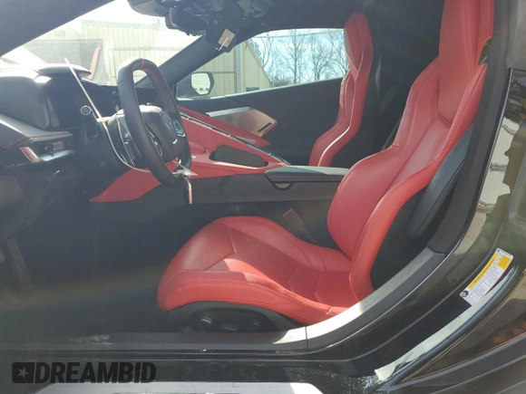 2023 Chevrolet Corvette 2LT with VIN 1G1YB2D44P5109847, listed as a Copart auction lot 45780925 with 7,558 mi miles and Salvage title. Bid and sale history available at DreamBid. Image 7.
