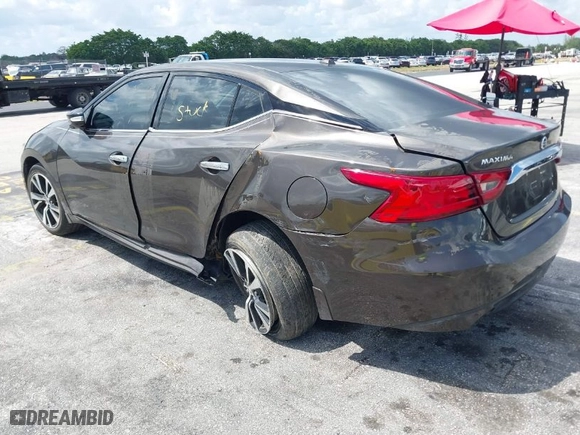 2016 Nissan Maxima 3.5 SR with VIN 1N4AA6AP9GC405420, listed as a IAAI auction lot 41933739 with 59,680 mi miles. Bid and sale history available at carsss.com. Image 3.