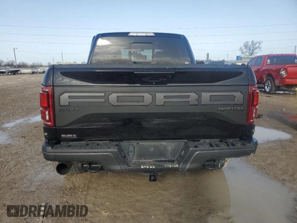 2019 Ford F-150 Raptor with VIN 1FTFW1RG0KFC08135, listed as a Copart auction lot 47550725 with 69,574 mi miles and Salvage Title. Bid and sale history available at carsss.com. Image 6.