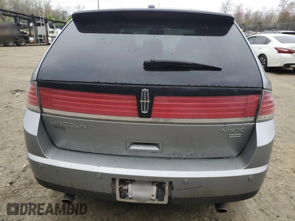 2007 Lincoln MKX with VIN 2LMDU88C07BJ35300, listed as a Copart auction lot 51794645 with 40,113 mi miles and Salvage Title. Bid and sale history available at carsss.com. Image 6.