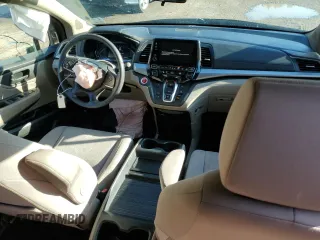 2019 Honda Odyssey EX with VIN 5FNRL6H57KB087417, listed as a Copart auction lot 83984874 with 89,909 mi miles and Salvage title. Bid and sale history available at DreamBid. Image 8.