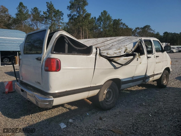2002 Dodge Ram Wagon with VIN 2B5WB35Z32K131768, listed as a Copart auction lot 74399064 with NaN miles and Salvage Title. Bid and sale history available at carsss.com. Image 3.