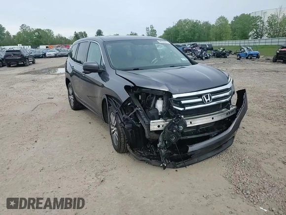 2017 Honda Pilot EX-L with VIN 5FNYF6H58HB066653, listed as a Copart auction lot 58304875 with 67,457 mi miles and Salvage title. Bid and sale history available at DreamBid. Image 15.