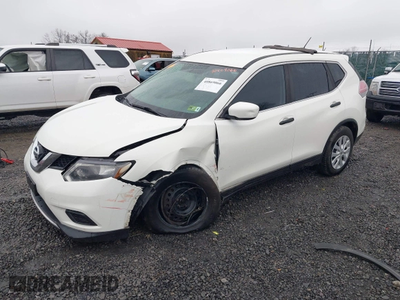 2016 Nissan Rogue SL with VIN 5N1AT2MV2GC822347, listed as a IAAI auction lot 40869066 with 124,602 mi miles and . Bid and sale history available at DreamBid. Image 2.