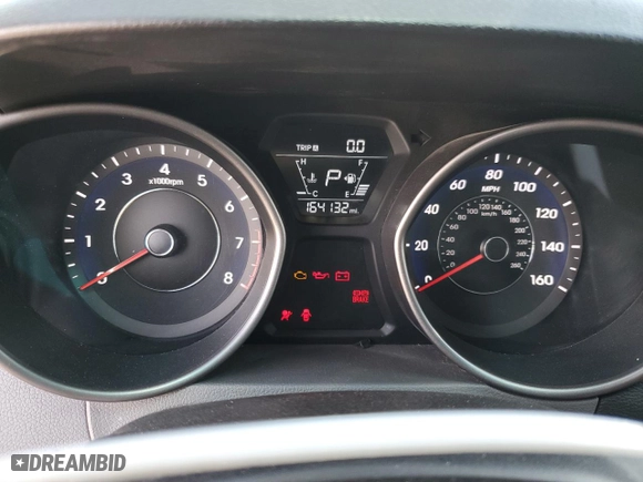 2015 Hyundai Elantra SE with VIN 5NPDH4AE9FH572286, listed as a Copart auction lot 50719935 with 164,132 mi miles and Salvage Title. Bid and sale history available at carsss.com. Image 9.