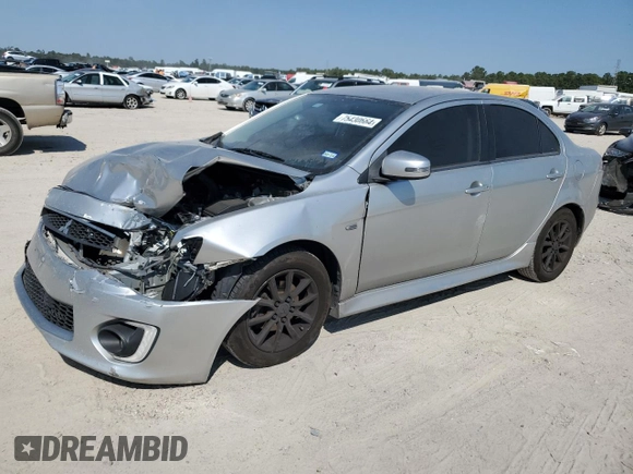 2017 Mitsubishi Lancer ES with VIN JA32U2FU9HU014615, listed as a Copart auction lot 75430664 with 92,308 mi miles and Salvage Title. Bid and sale history available at DreamBid. Image 1.