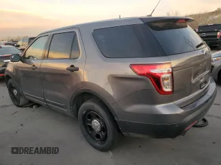 2015 Ford Utility Police Interceptor with VIN 1FM5K8AR5FGC08706, listed as a Copart auction lot 81642424 with 78,111 mi miles and Salvage Title. Bid and sale history available at carsss.com. Image 2.