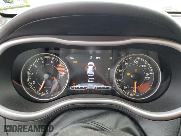 2018 Jeep Cherokee Overland with VIN 1C4PJMJX7JD575723, listed as a Copart auction lot 79604194 with 63,145 mi miles and Salvage Title. Bid and sale history available at carsss.com. Image 9.