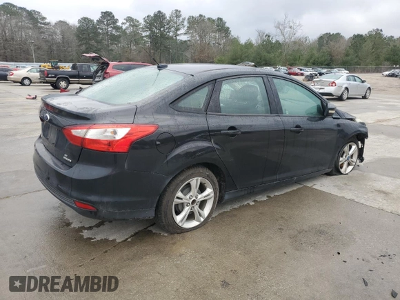 2013 Ford Focus SE with VIN 1FADP3F25DL198883, listed as a Copart auction lot 46290185 with Not Provided miles and Salvage Title. Bid and sale history available at carsss.com. Image 3.