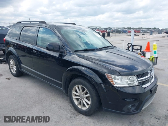 2015 Dodge Journey SXT with VIN 3C4PDCBG5FT604847, listed as a IAAI auction lot 42108853 with 164,679 mi miles. Bid and sale history available at carsss.com. Image 1.
