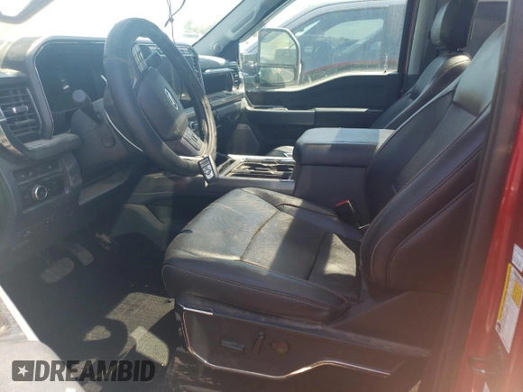 2023 Ford F-250 XL with VIN 1FT8W2BM3PED36980, listed as a Copart auction lot 49450125 with 57,760 mi miles and Salvage Title. Bid and sale history available at DreamBid. Image 7.