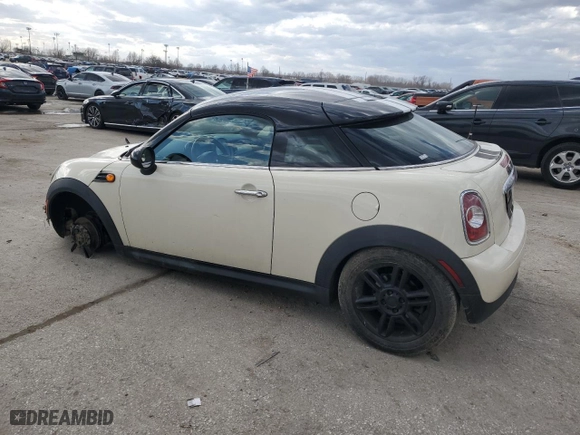2013 MINI Cooper Coupe with VIN WMWSX1C56DT507407, listed as a Copart auction lot 48176045 with 110,616 mi miles and Salvage Title. Bid and sale history available at carsss.com. Image 2.