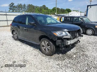 2019 Nissan Pathfinder SL with VIN 5N1DR2MM7KC642471, listed as a Copart auction lot 53975115 with 155,887 mi miles and Salvage title. Bid and sale history available at DreamBid. Image 4.